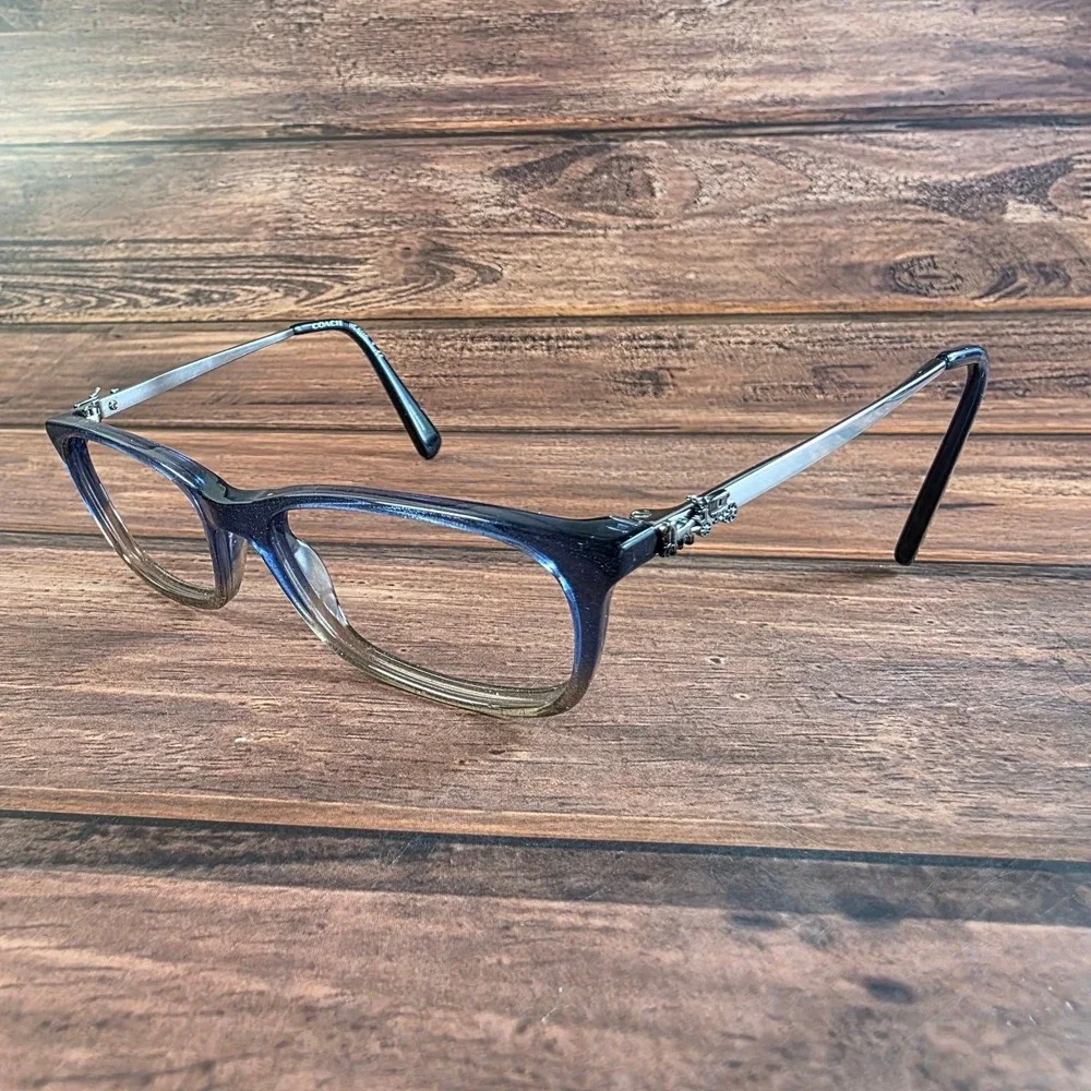 Coach HC6110 Denim‎ Taupe Glitter Gradient Eyeglasses 50-16-140 Horse & Carriage
